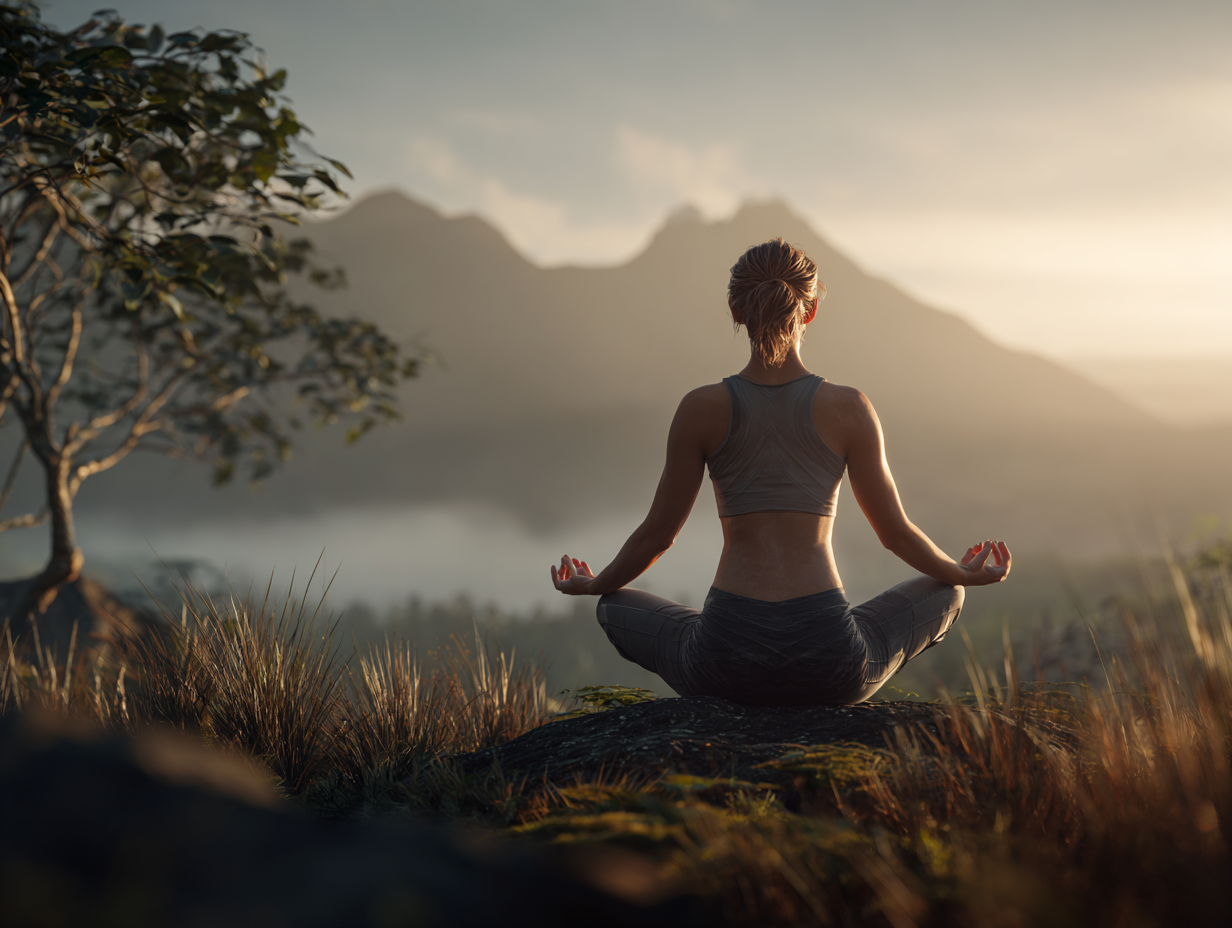 Grup de persoane practicând yoga împreună